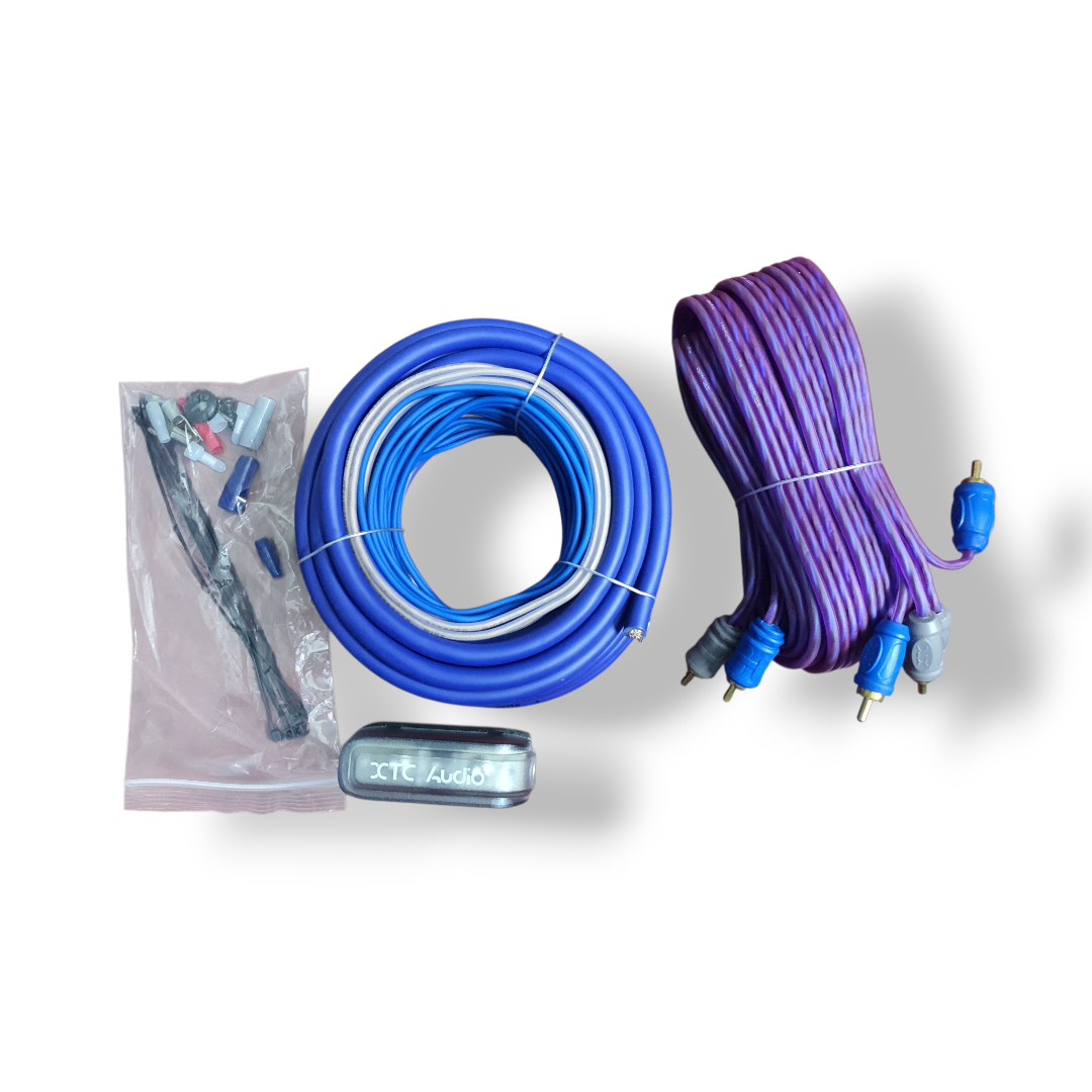 XTC WIRE KITS 8G 10000W 4 CHANNEL | WOE -World of Electronics